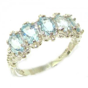 bague aigue marine