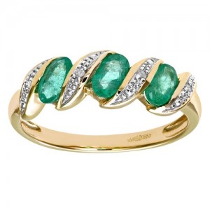 bague emeraude